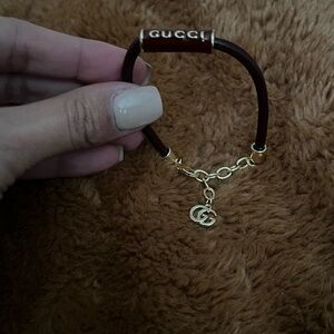 Gucci Gold and maroon Bracelet